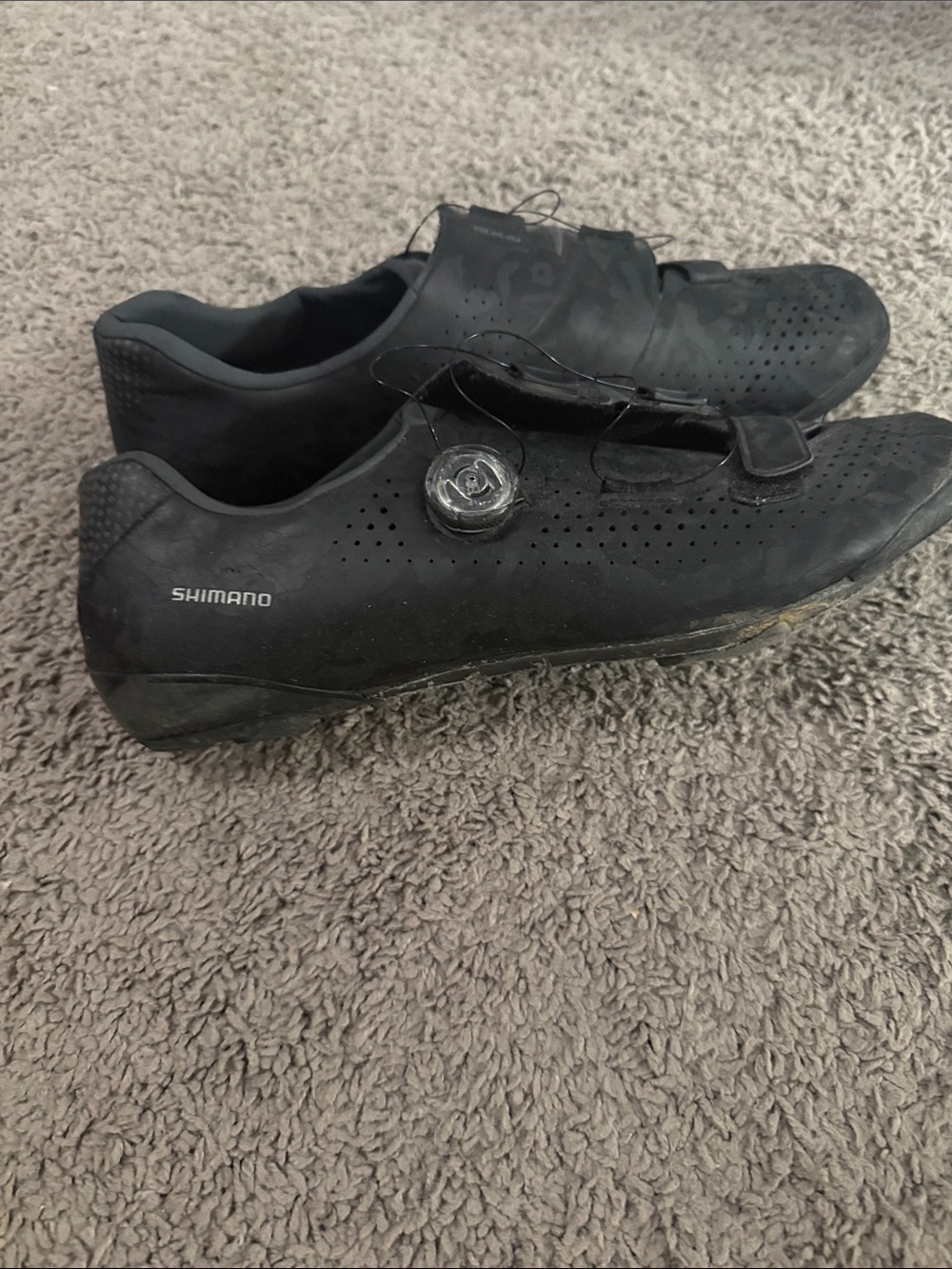 Shimano RX8 Men’s Black MTB Shoes with boa Dial Closure size 47